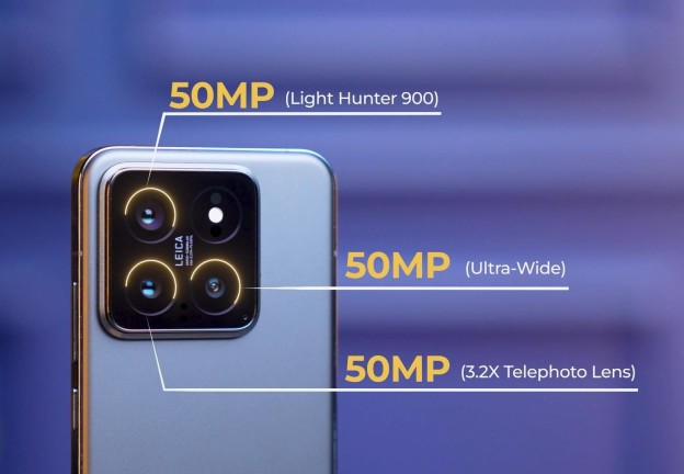 Xiaomi 14 Triple Camera Setup